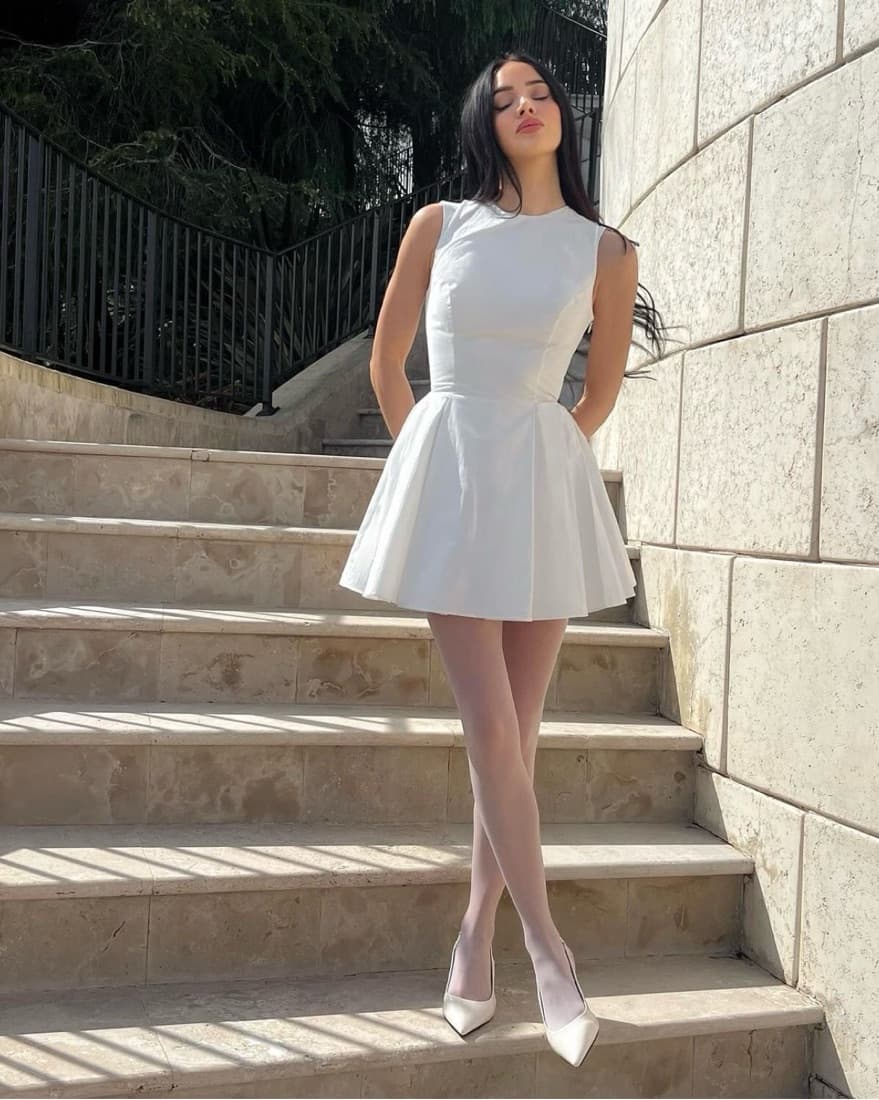 House of CB White Mini Dress - Image 1