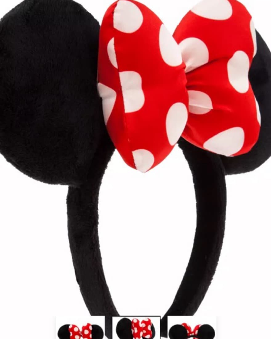 Minnie Mouse Polka Dot Ear Headband  - Image 2