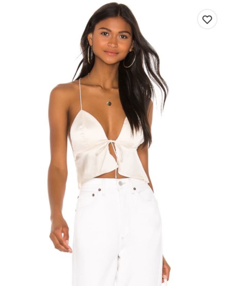 Satin Tie Blouse - Image 1