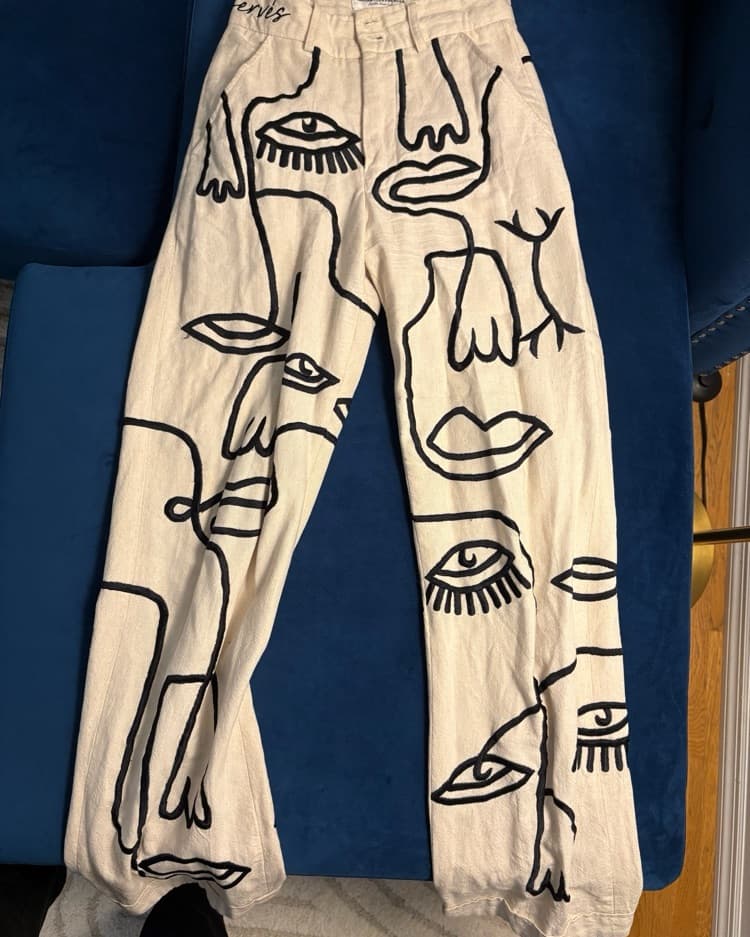 Maison Les Enerves Pants Siam Ink - Image 5