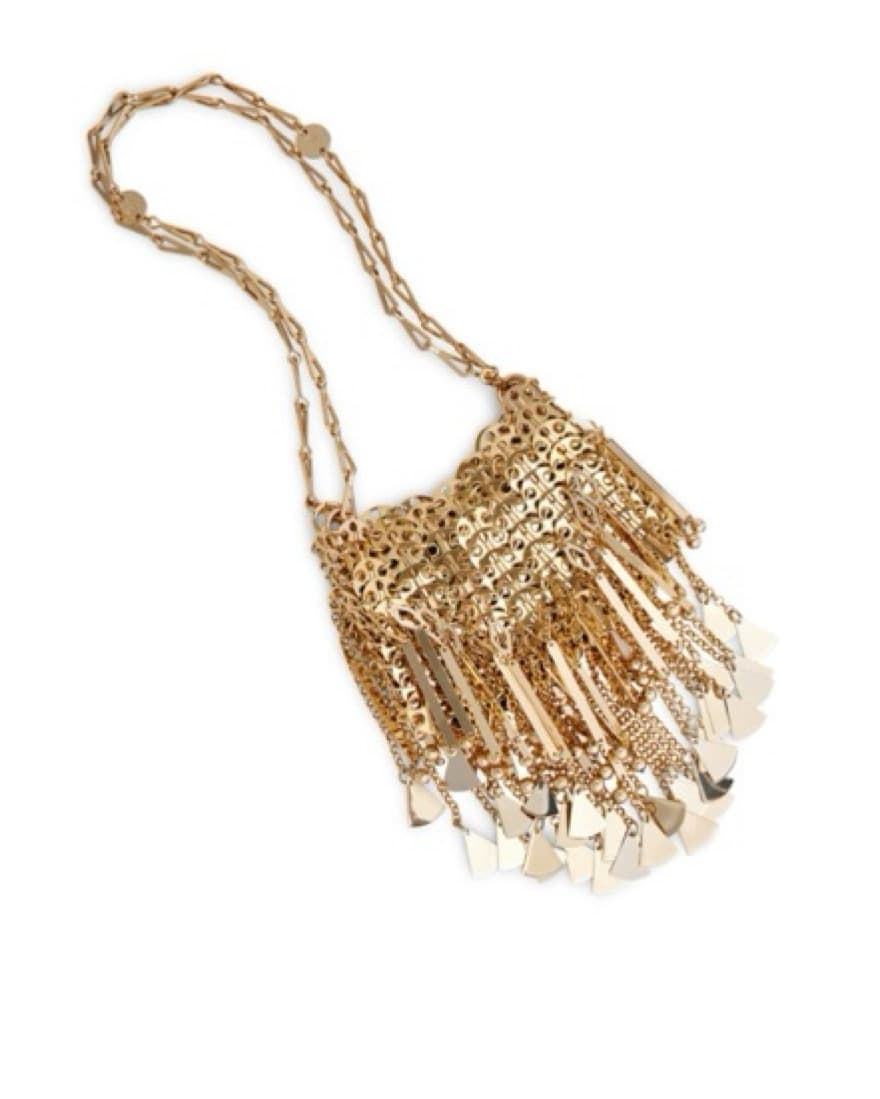 Rabanne Bag | Gold Bag | Gold Wedding Guest Bag - Image 2