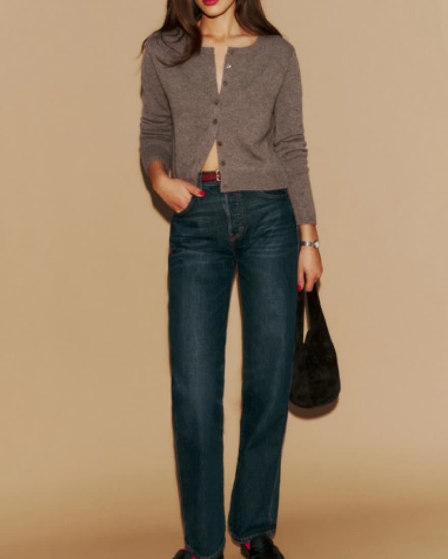 Reformation Brown Cardigan - Image 4