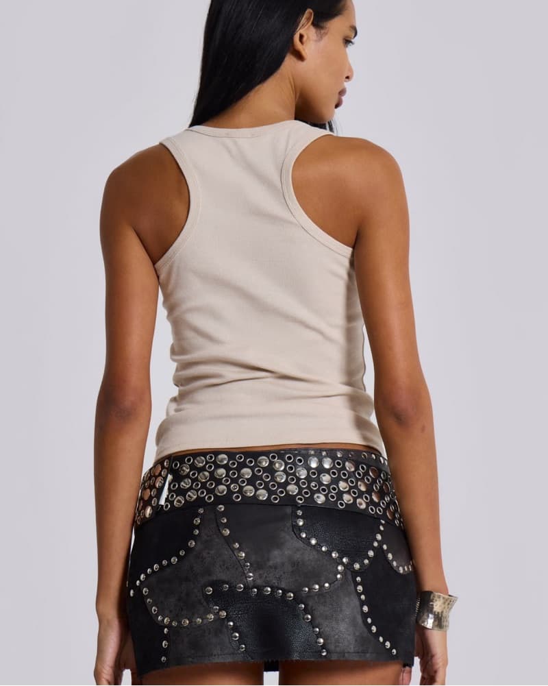 Jaded London Eye Contact Studded Top - Image 4