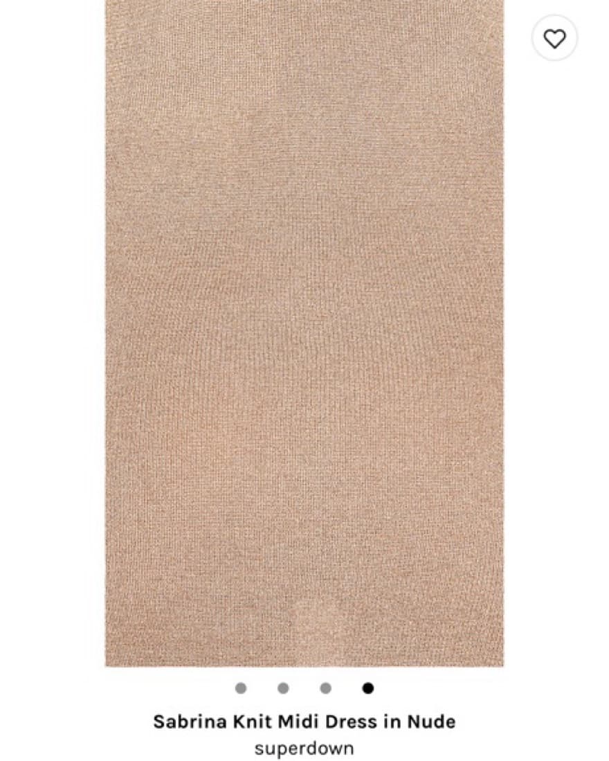 Revolve Knit Midi Dress In Nude  - Image 3