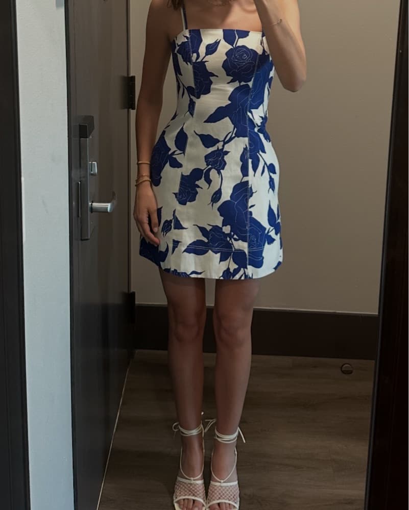 Aje Belonging Rose-print Dress - Image 4