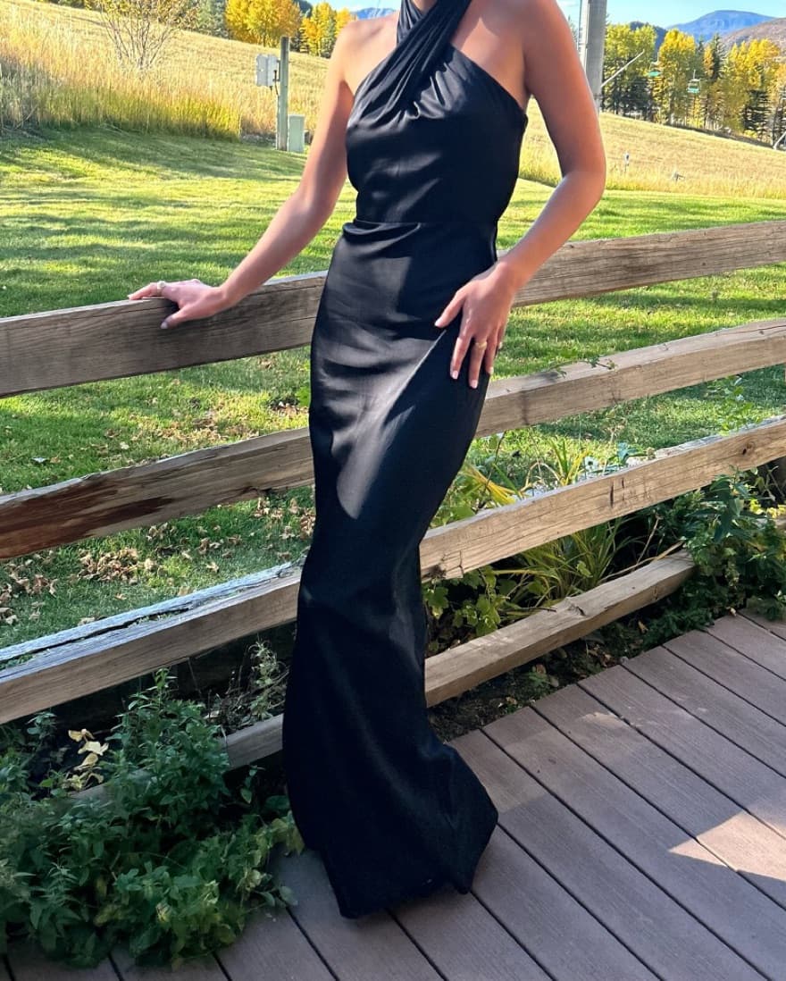 Formal Black Gown  - Image 2