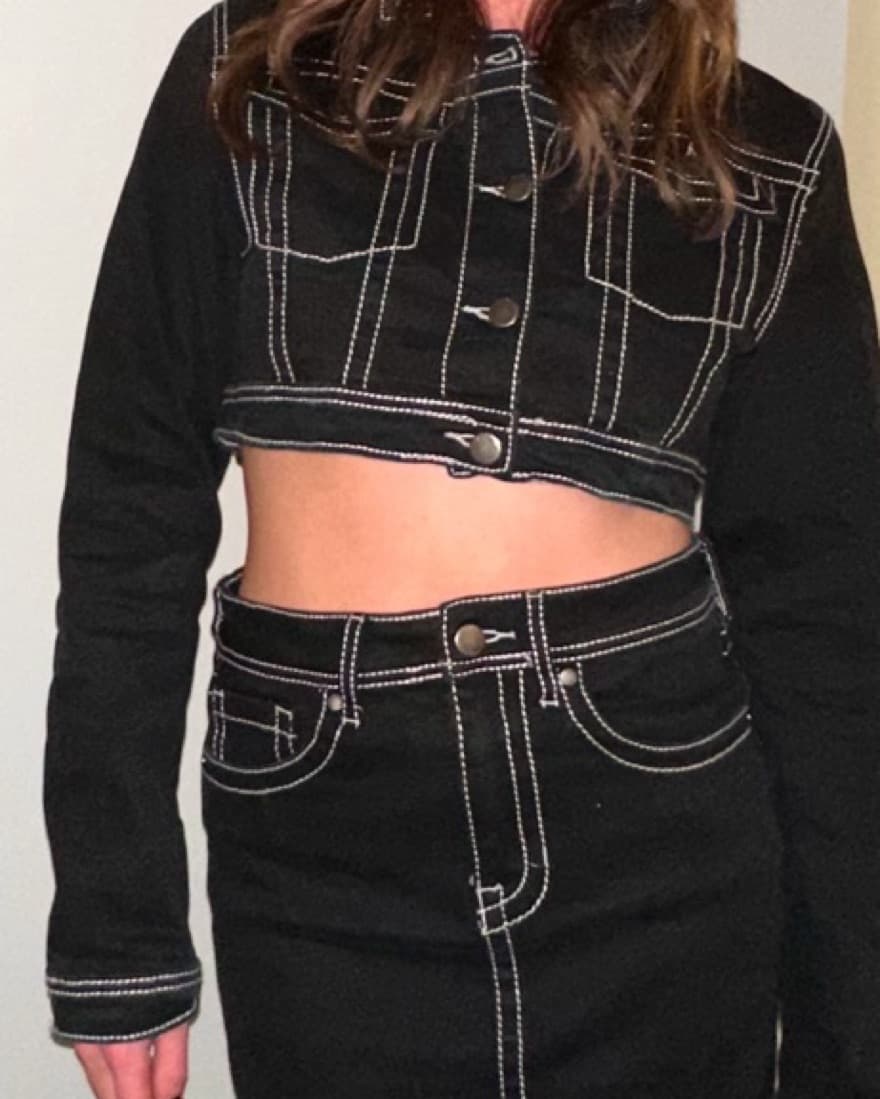 Black & White Jean Set  - Image 1