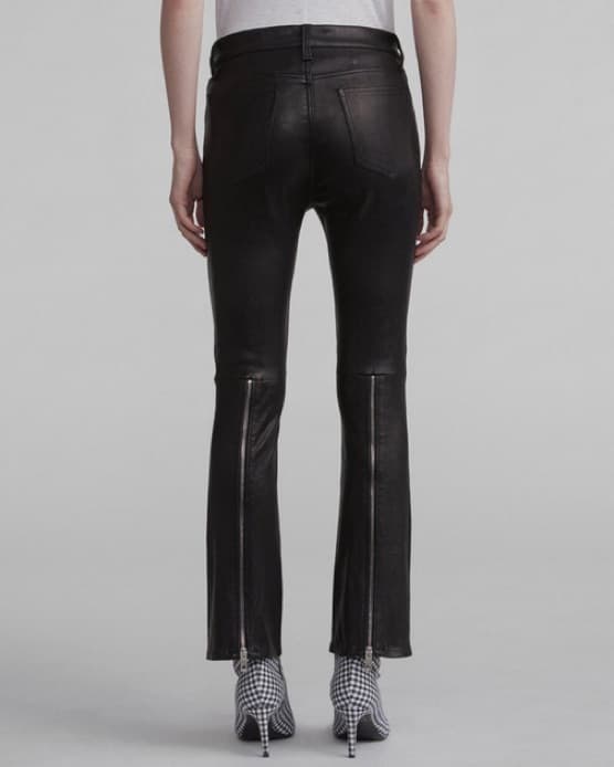 Leather Biker Pants - Image 3