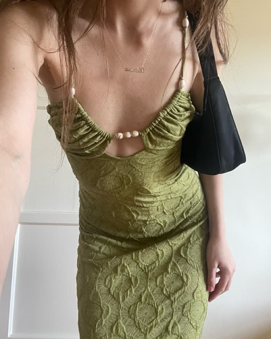 Green Midi Dress  - Image 2