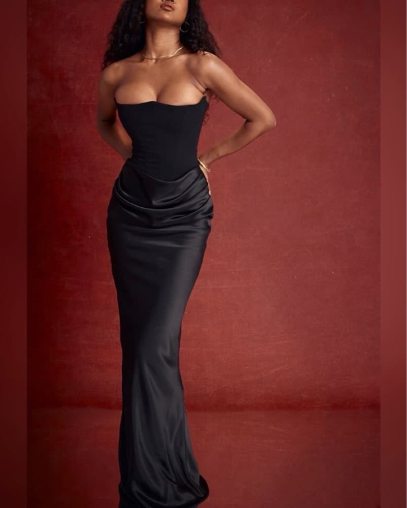 House Of CB Black Corset Persephone Dre' - Image 4