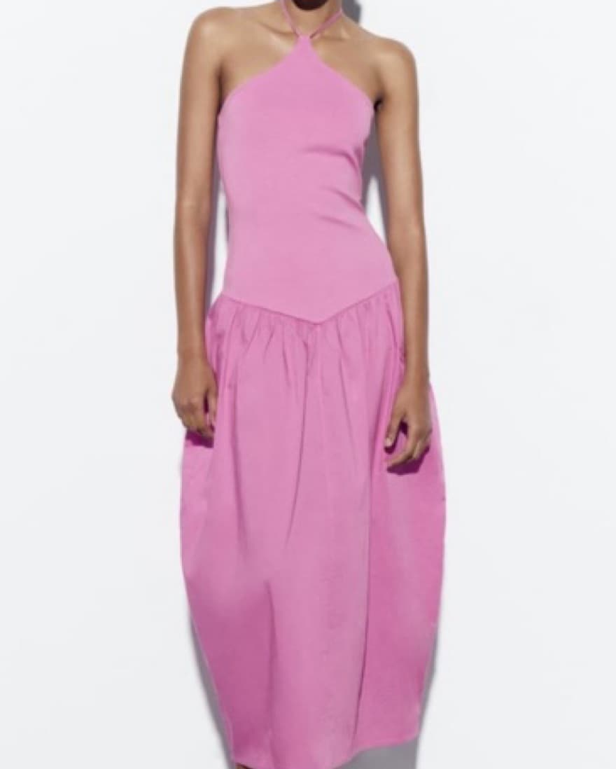Zara Halter Mini Dress XS - Image 1