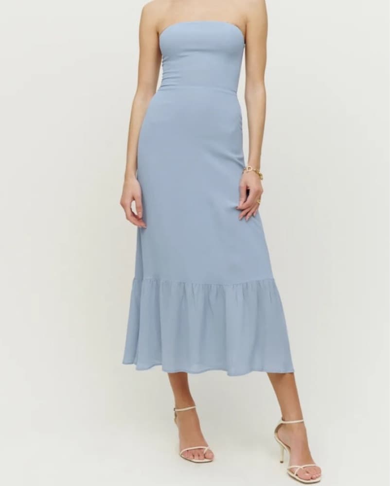 Reformation Arta Dress Mineral - Image 1