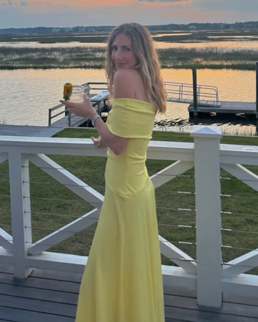 Laagam Jackie Yellow Dress - Image 2
