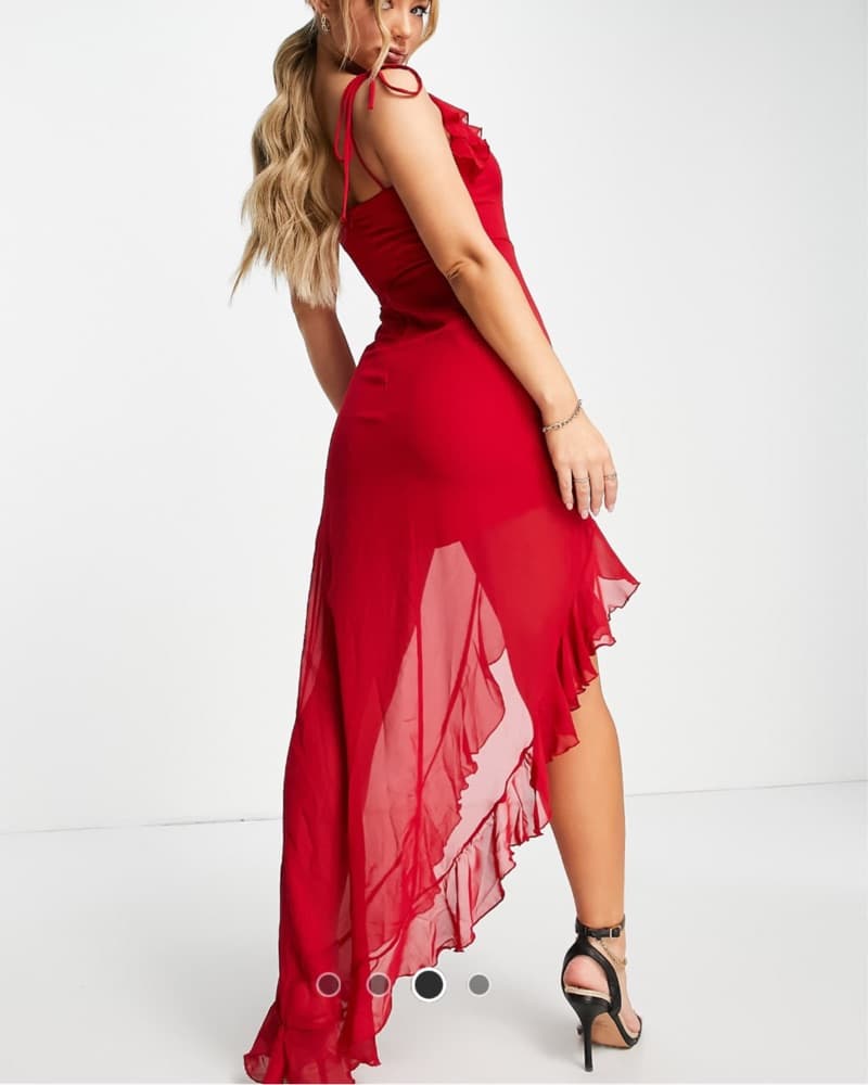 Trendyol Wrap Front Maxi Dress - Image 3