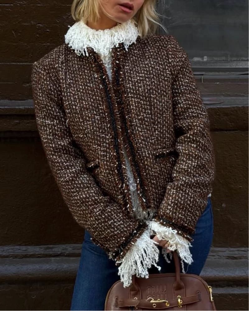 Me+Em Fringe Jacket  - Image 2