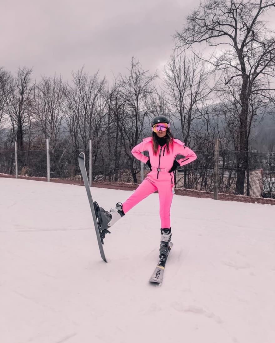 ASOS Ski Suit in Hot Pink - Image 4