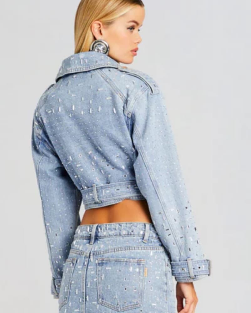 Retrofete Embellished Denim Jacket - Image 3