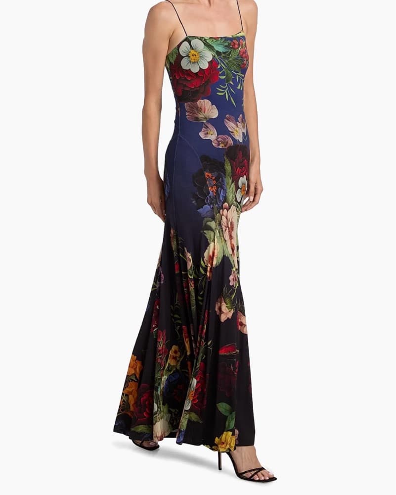 Alice + Olivia Augusta Floral Stretch Ma - Image 1
