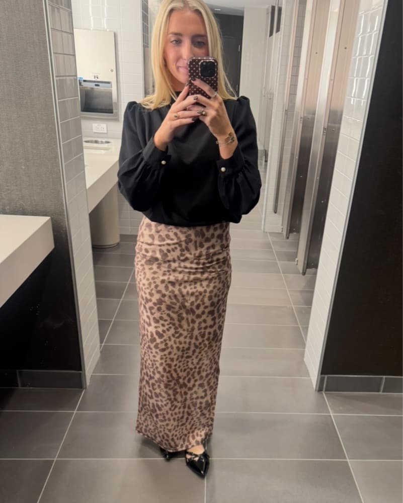 Cheetah Maxi Skirt - Image 2