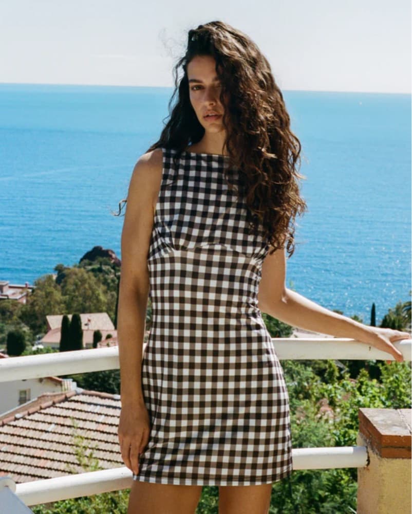 With Jean Gingham Cassia Dress - Image 1