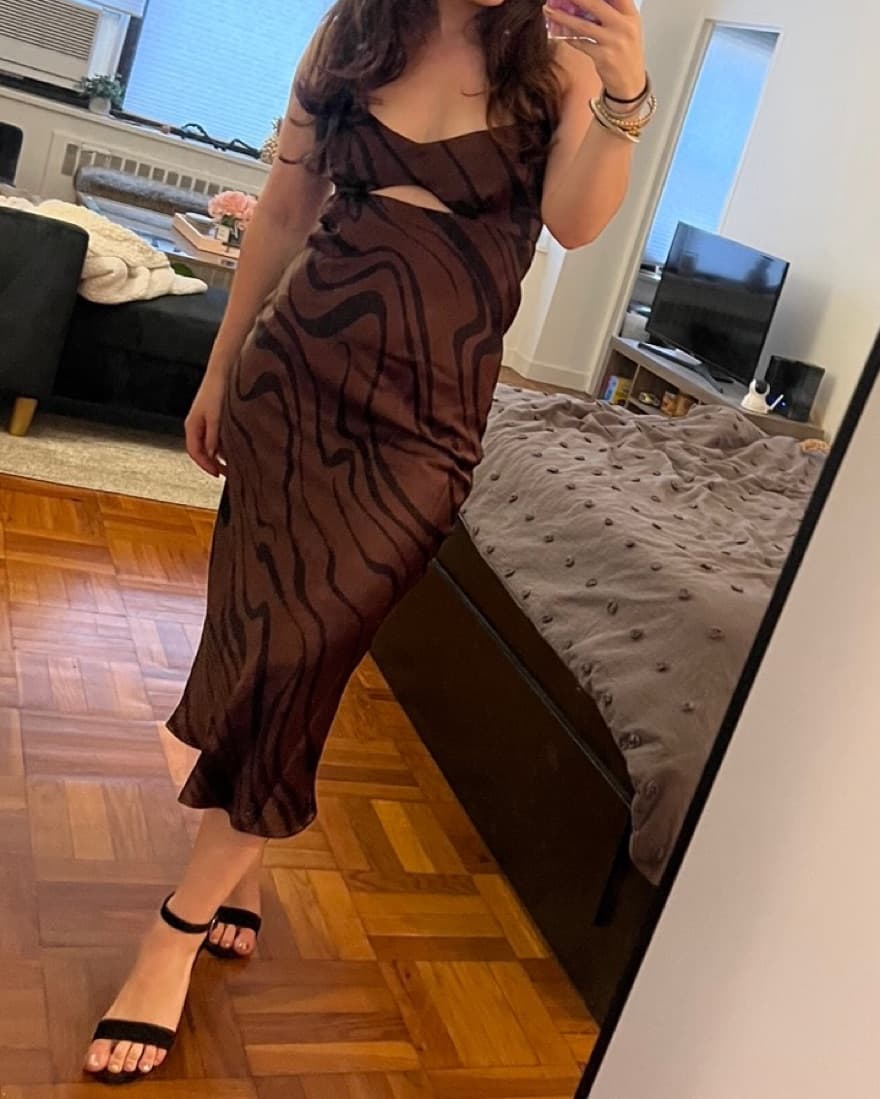 House Of Harlow Zebra Print Dress - Image 2