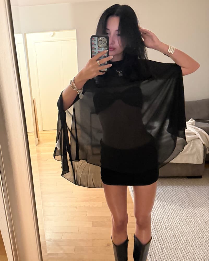 Revovlve Sheer Poncho Set / Dress - Image 1