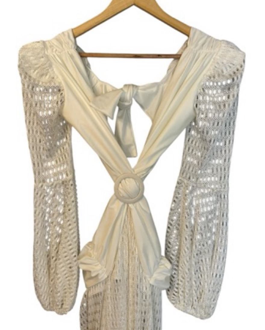 X Revolve Cut Out Long Sleeve Beach Dres - Image 4