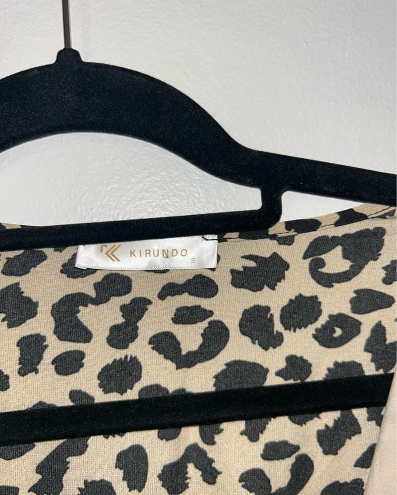 Leopard Print Mini Dress - Image 2
