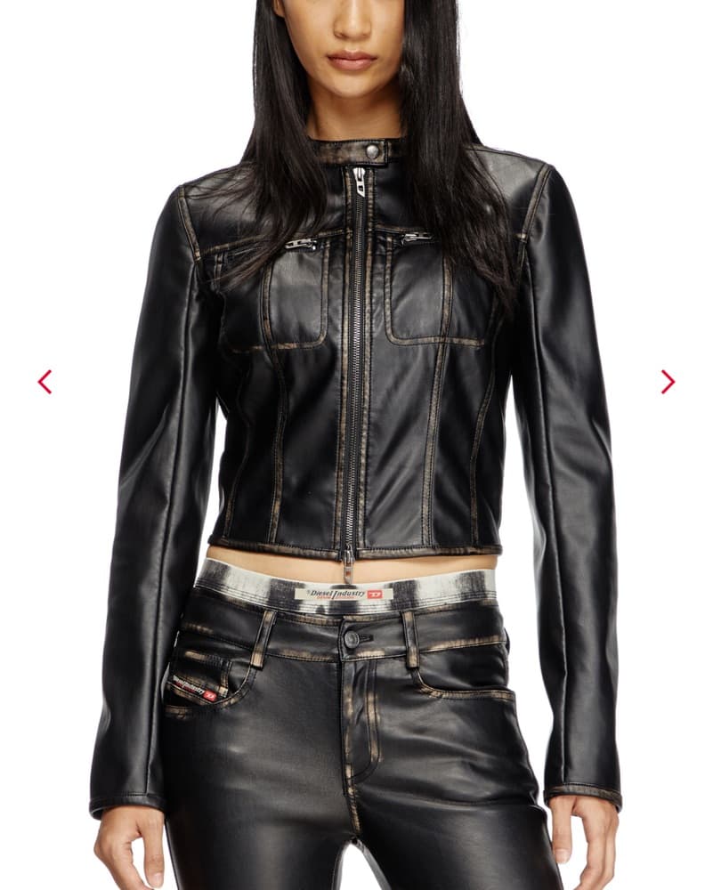 Diesel leather Jacket - Image 3