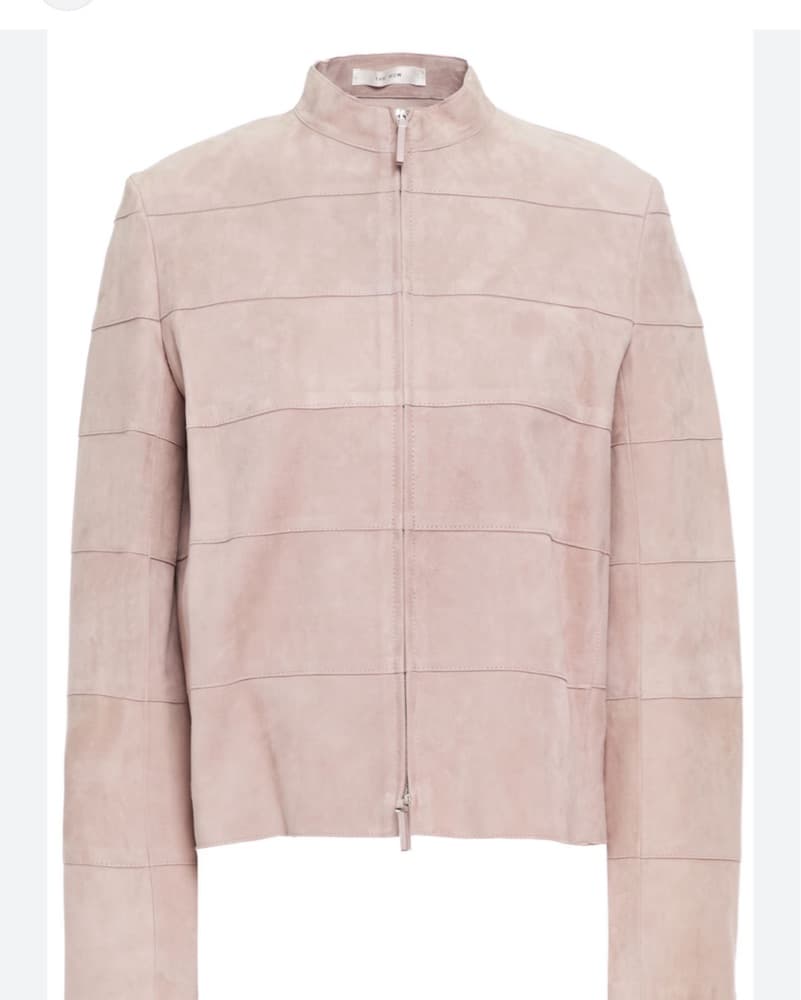 The Row Blush Suede Jacket - Image 1