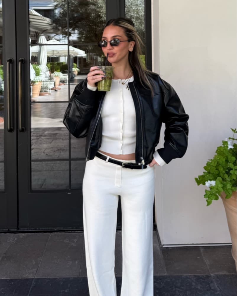 Ivory Cardigan Set - Image 1