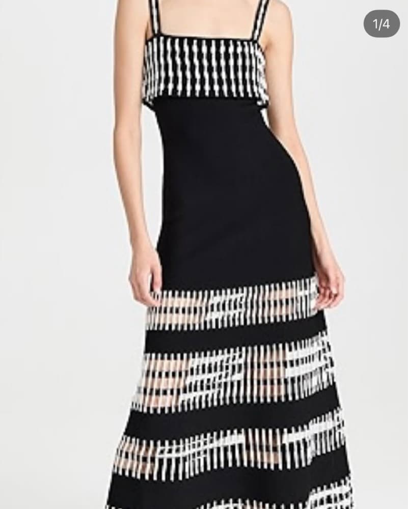 Black And White Alexis Maxi - Image 1