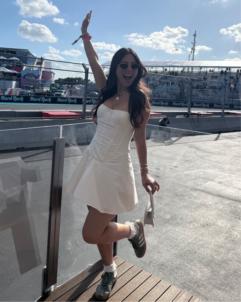 Camila Coelho White Mini Dress - Image 4