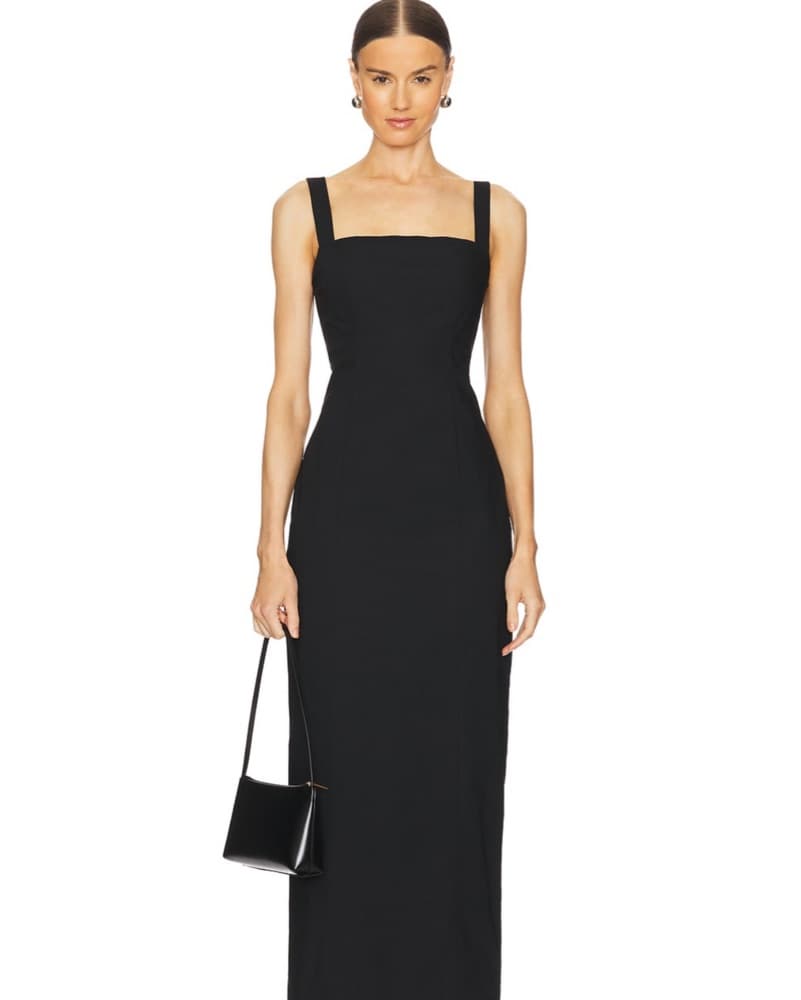 Elegant Black Maxi Dress - Image 1
