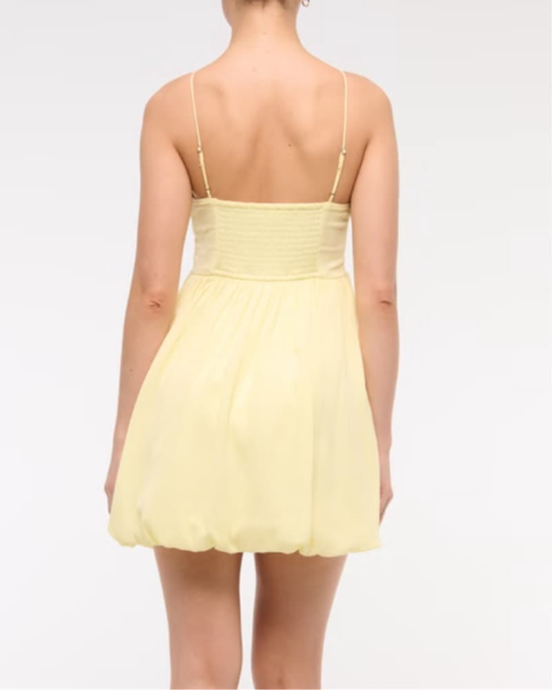 Sunny Yellow Babydoll Dress - Image 2