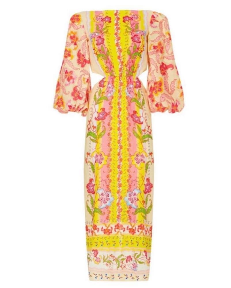 Saloni Midi Dress - Image 1