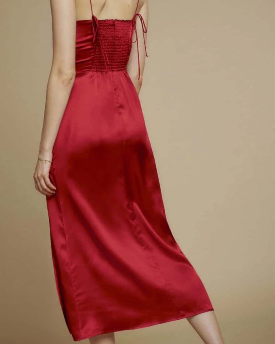 Red Reformation Dress - Image 2