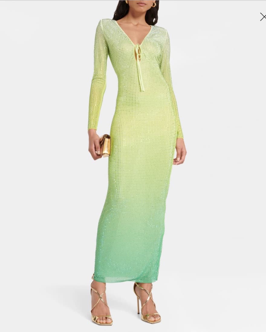 Self Portrait Crystal Maxi Dress - Image 2