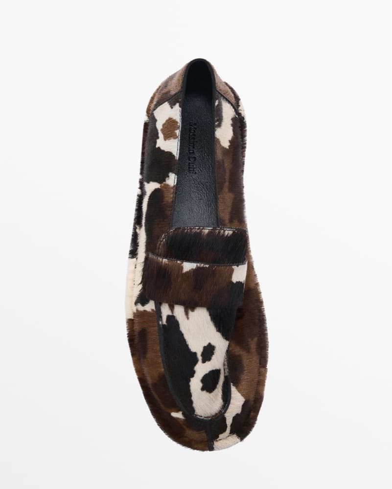 Zara X Massimo Dutti Calfhair Loafers  - Image 5