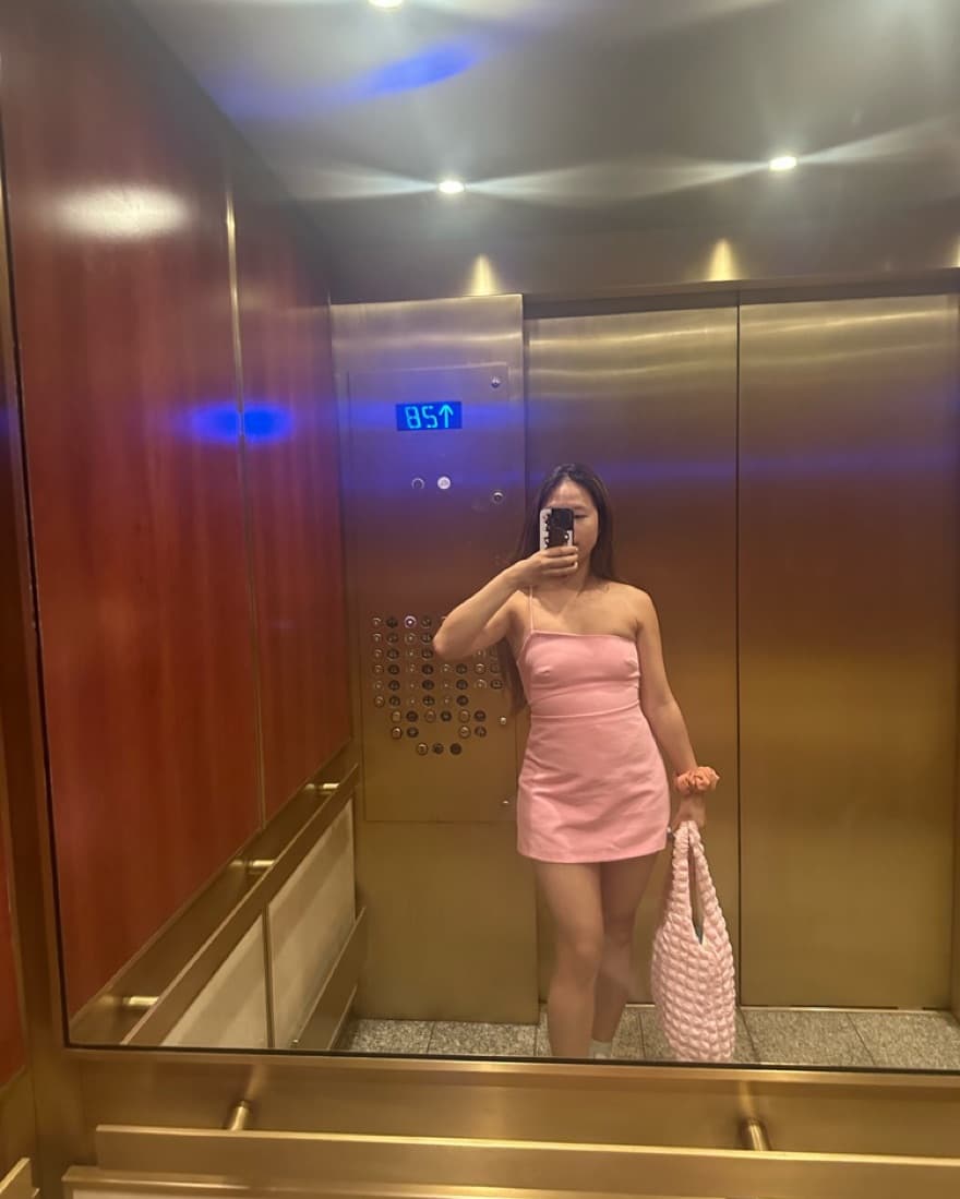 Zara pink Asymmetrical dress - Image 5