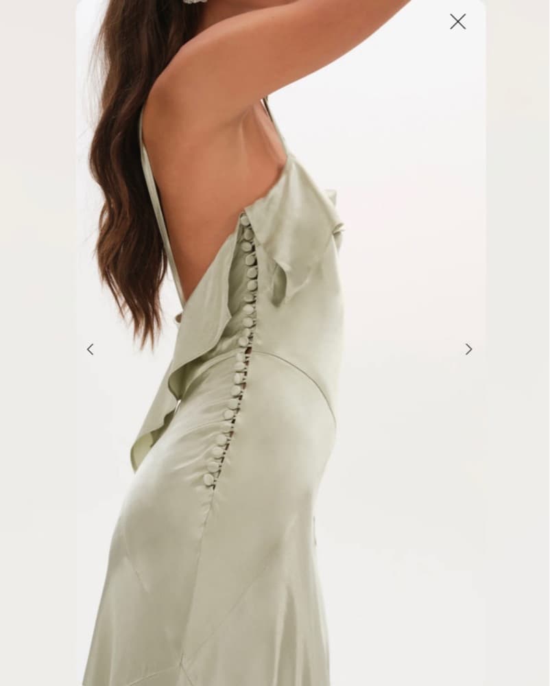 Elegant Satin Slip Maxi Dress - Image 3