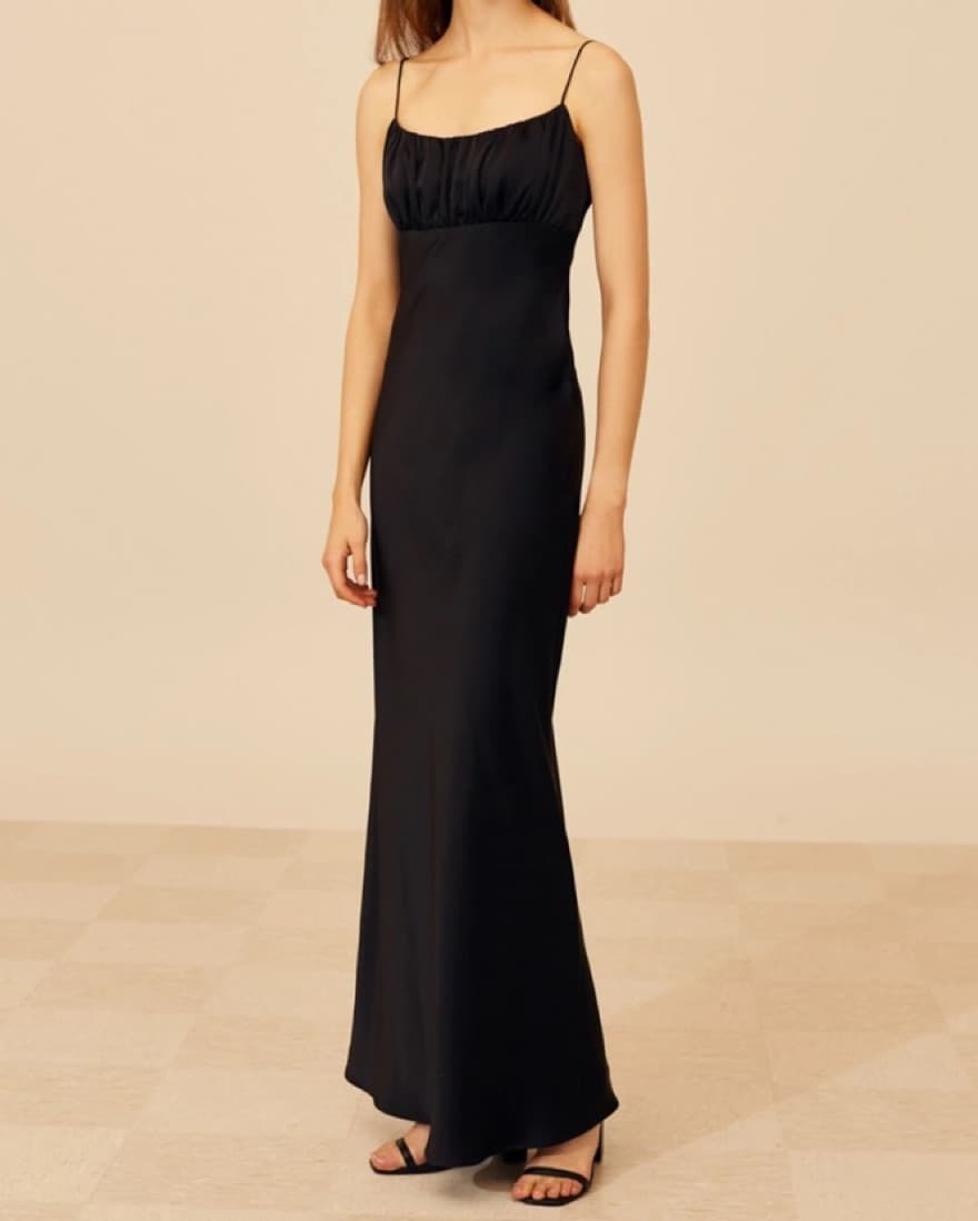 C/MEO Collective Black Silk Gown  - Image 1