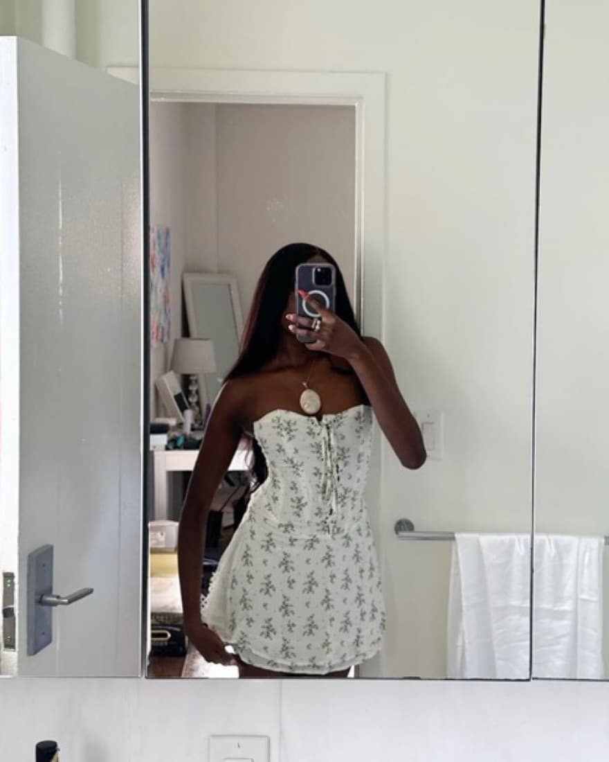 Princess Polly Floral Corset Dress - Image 1