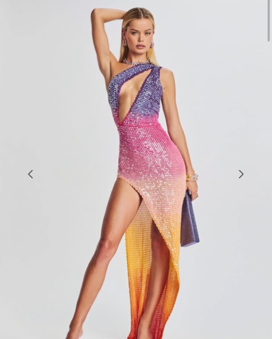 $900 Retrofete Candice Crochet Sequin - Image 2