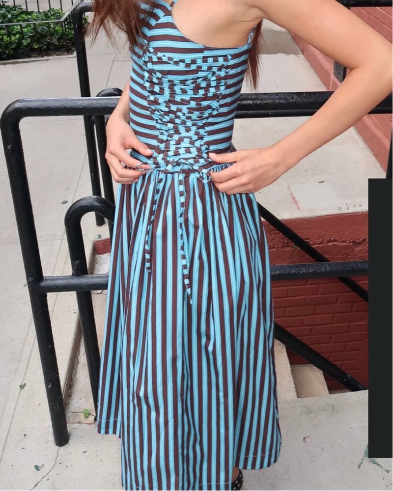 Damson Madder Angelina Midi Dress  - Image 4