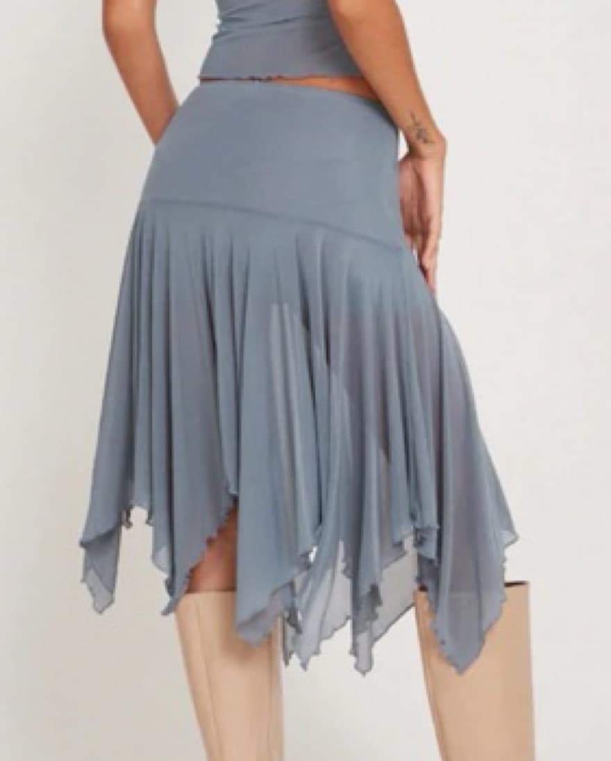 Motel Rocks Blue Skirt - Image 2