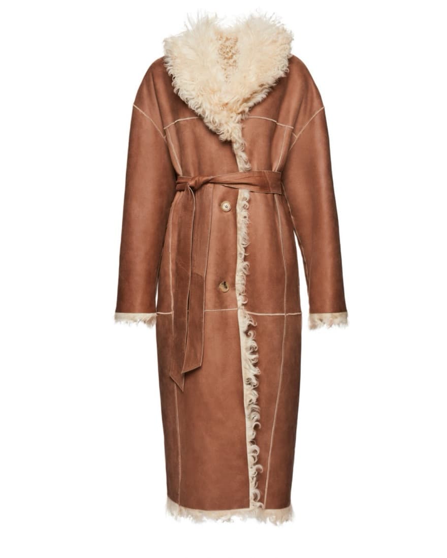 Reversible Shearling Coat - Image 3