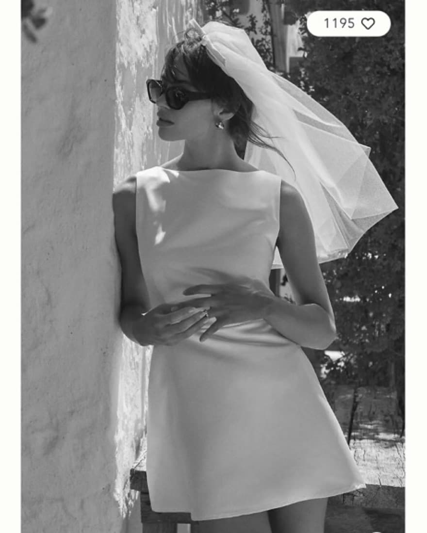 REFORMATION ZENNI WHITE SILK MINI DRESS - Image 1