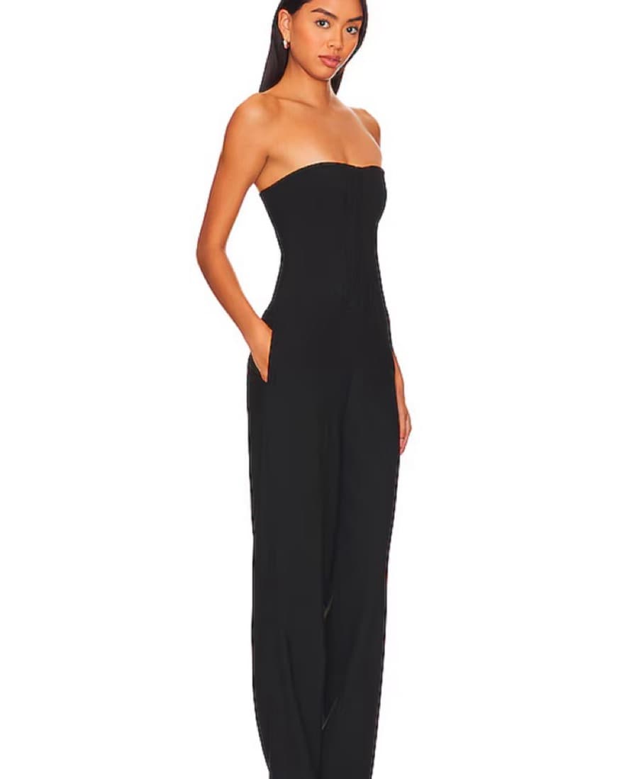 Aitana Corset Jumpsuit in Black NBD  - Image 2
