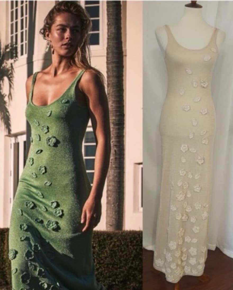 Caroline Constas Kala Knit Shimmer Dress - Image 2